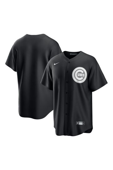 Nike Black Chicago Cubs Replica Fashion Jersey