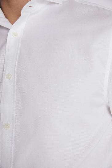 Buy MOSS Regular Fit Dobby White Shirt from Next USA