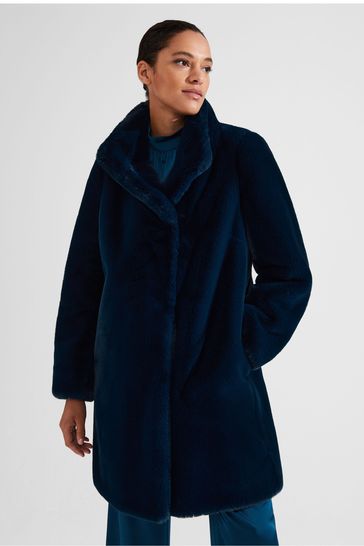 Buy Hobbs Blue Maddox Coat from Next Ireland