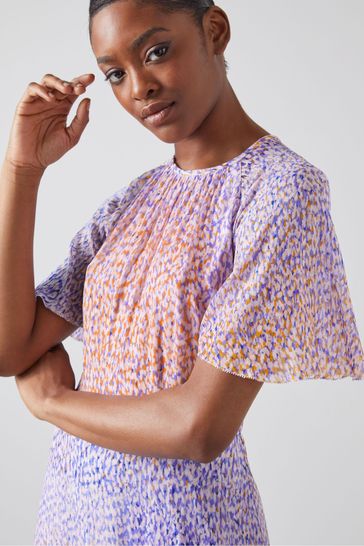 Lk bennett purple dress 2025