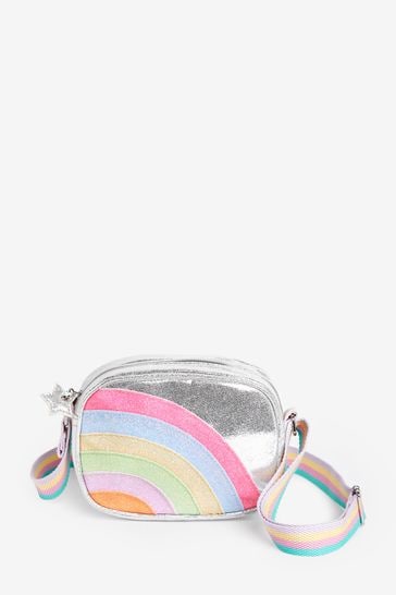 Accessorize rainbow bag top