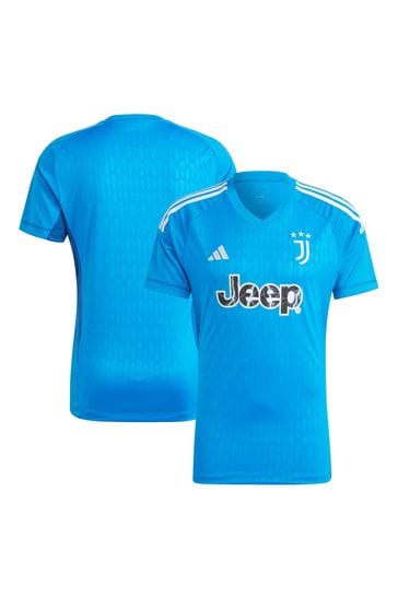 adidas Blue Juventus Goalkeeper Shirt Kids