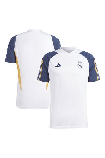 adidas White Real Madrid Training Jersey