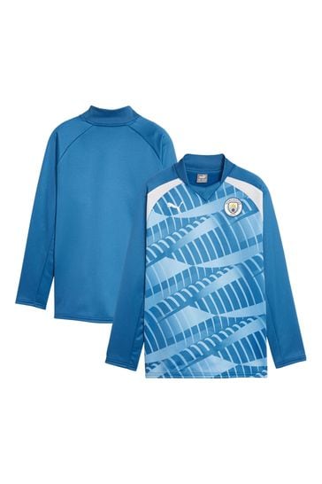 Puma Blue Manchester City Pre Match T-Shirt