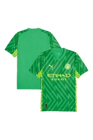 Puma Green Manchester City Goalkeeper Shirt