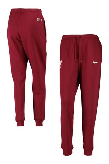 Nike Red Liverpool Fleece Joggers Womens
