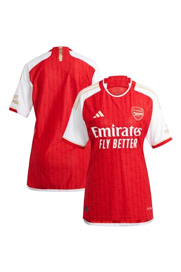 adidas Red Arsenal Home Authentic Shirt 2023-24