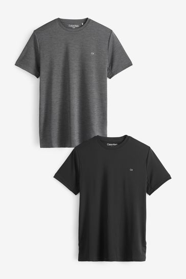 Calvin Klein Golf Grey Tech T-Shirt 2 Pack