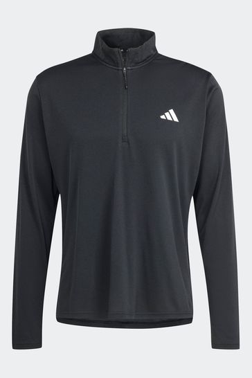 Adidas long sleeve black sweatshirt discount
