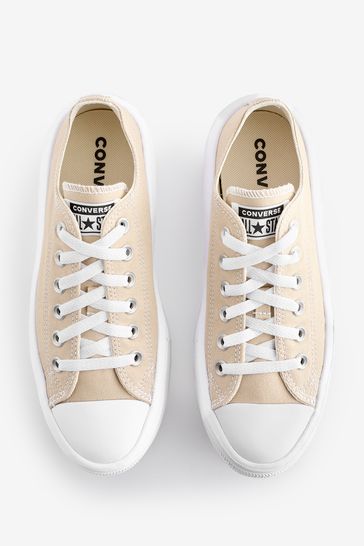 Buy Converse Beige All Star Move Chuck Ox Platform Trainers from Next Netherlands