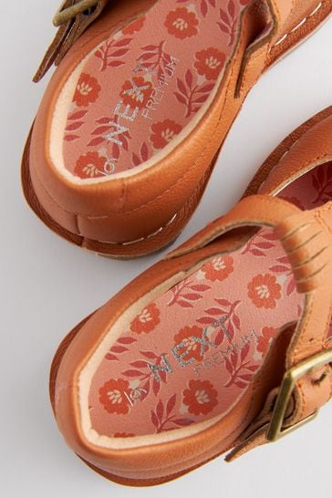 Buy Tan Brown Leather T Bar Shoes from Next Singapore