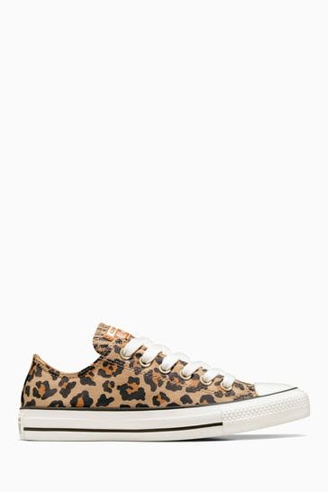 Converse black leopard print store
