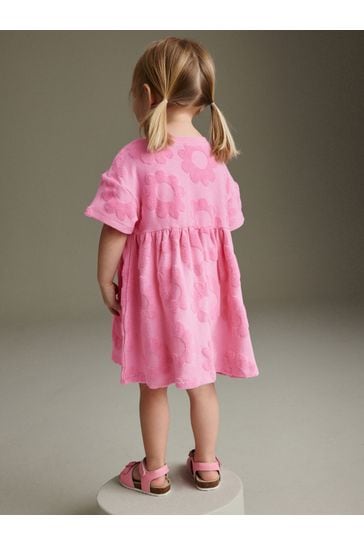 Girls towelling dress cheap