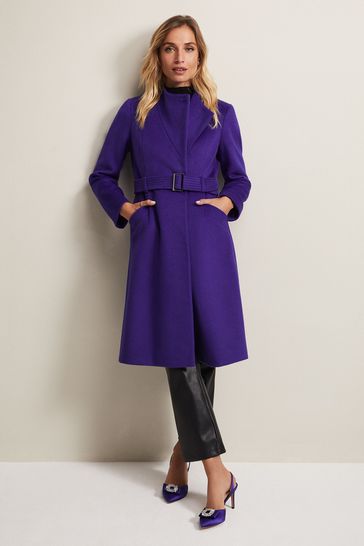 Phase eight shop purple coat