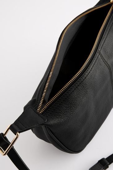 Leather slim sale bag