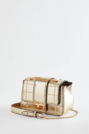 Buy Gold Chain Strap Mini Cross Body Bag from Next Singapore