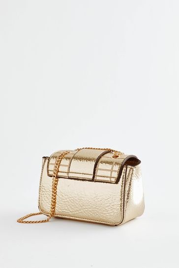Buy Gold Chain Strap Mini Cross Body Bag from Next Germany