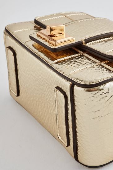 Buy Gold Chain Strap Mini Cross Body Bag from Next Germany