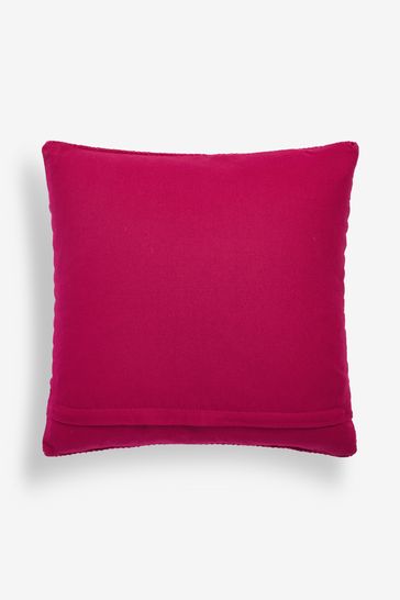 Pink and sales red pillow