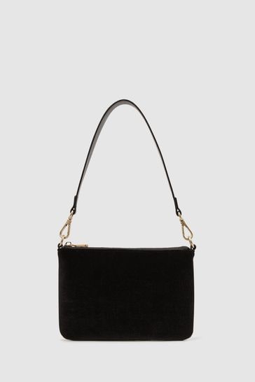 Velvet handbag top