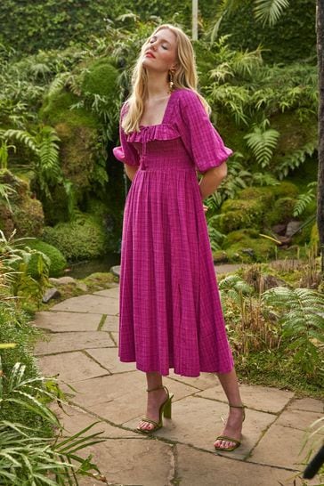 Shiny oasis midi dress sales