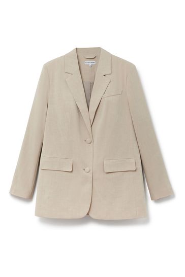 Linen oversized blazer cheap