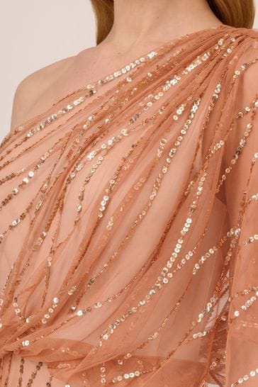 Adrianna papell long beaded outlet dress