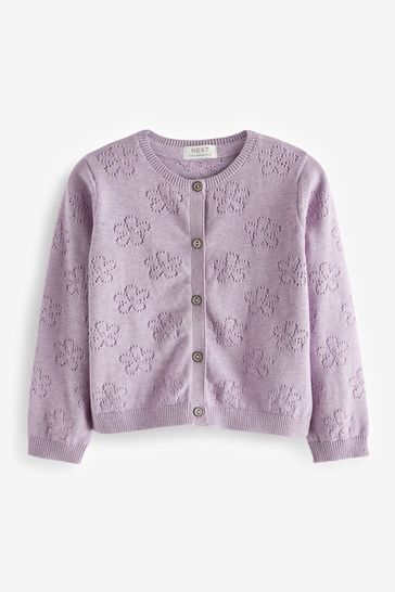 Next sales pointelle cardigan