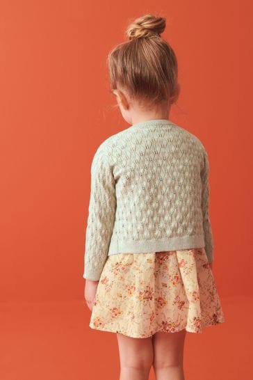 Pointelle deals cardigan next