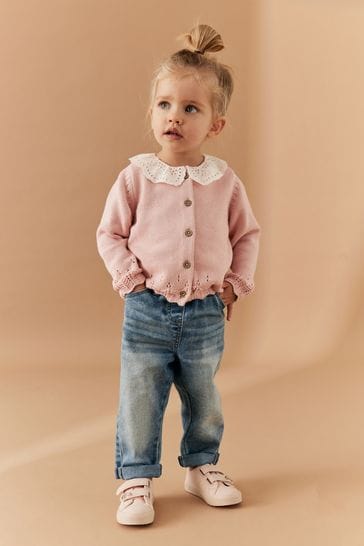 Next girls pink cardigan hot sale