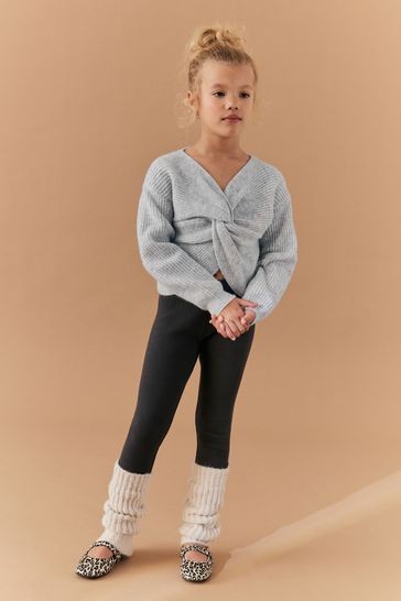 Buy Grey Knitted Twist Front Jumper 5 16yrs from Next Croatia