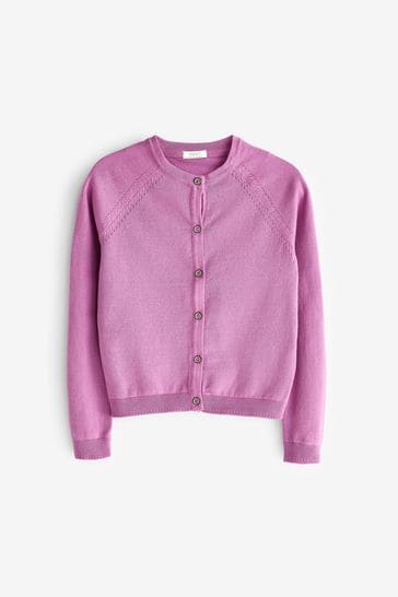 Buy Purple Button Up Cardigan 3 16yrs from Next Bahrain