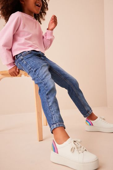 Buy White Rainbow Chunky Trainers from Next Netherlands