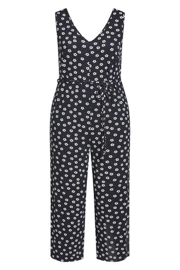 Evans black jumpsuit new arrivals