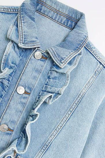River island ladies denim hotsell jacket