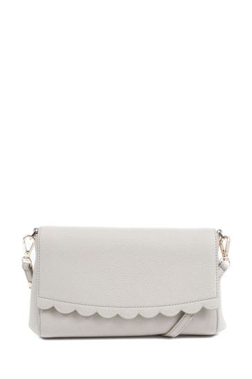 Cross body top nude bag