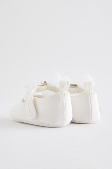 Buy Baker by Ted Baker Baby Girls Ivory Shoe Padders with Organza
