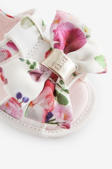 Baker by Ted Baker Baby Girls Bow Padders Sandals