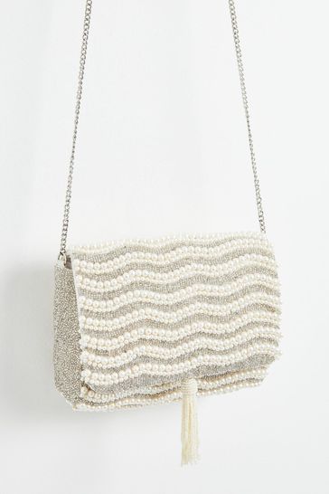 Pearl cheap clutch bag