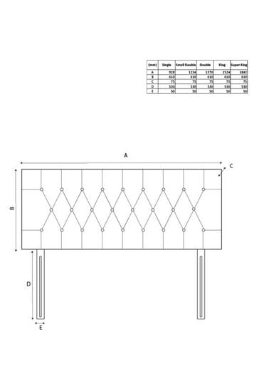 Next parisian headboard deals