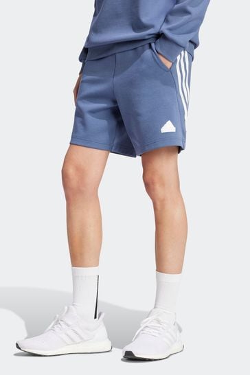 adidas Blue Sportswear Future Icons 3-Stripes Shorts