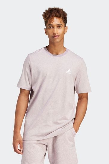Adidas Purple Sportswear Seasonal Essentials Mélange T-Shirt
