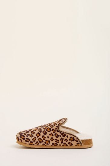 Animal deals print slippers