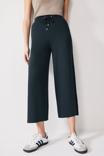 Navy Jersey Culottes
