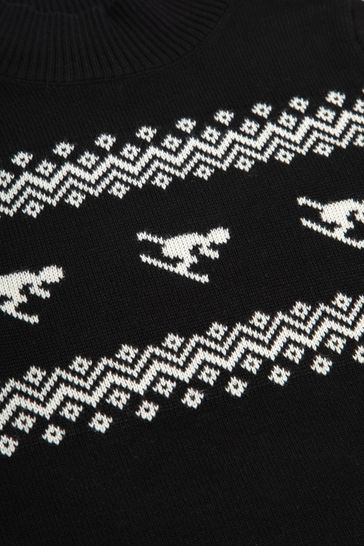 Mens slim sales fit christmas jumper