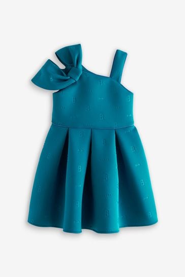 Buy Baker by Ted Baker Bow Shoulder Embossed Scuba Dress from the