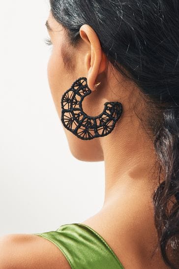 Next black earrings hotsell