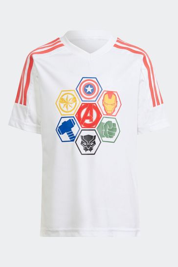 adidas White Sportswear X Marvel Avengers T-Shirt