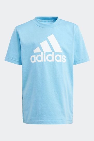 adidas Blue Sportswear Essentials Logo T-Shirt