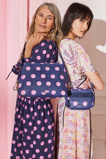 Buy Cath Kidston Navy Spot Utility Pocket Cross Body Camera Bag from Next Greece